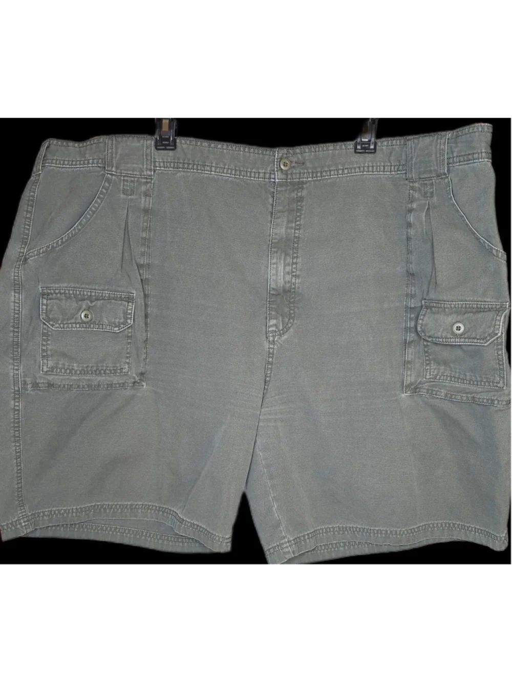 Cabela’s 7 Pocket Hiker Cargo Shorts Men’s 50 Gray Utility Cotton